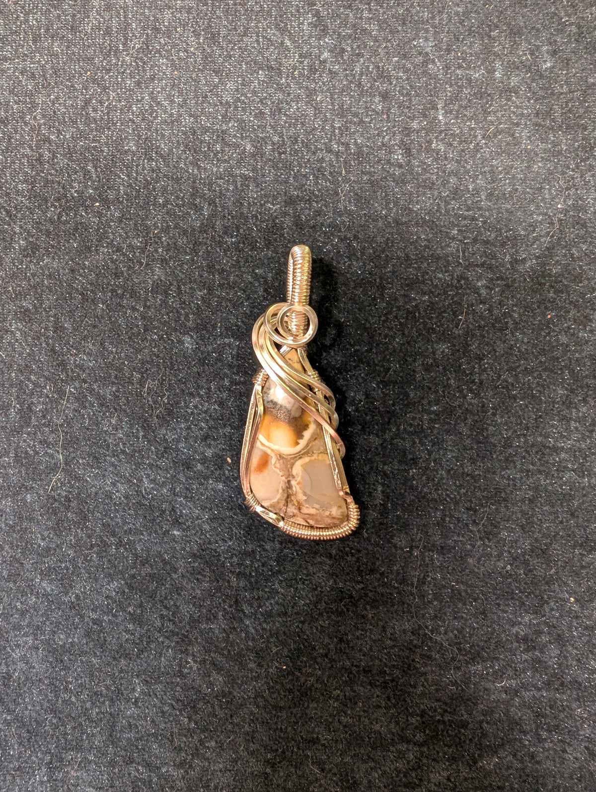Cobra Jasper Wire Wrapped Pendant