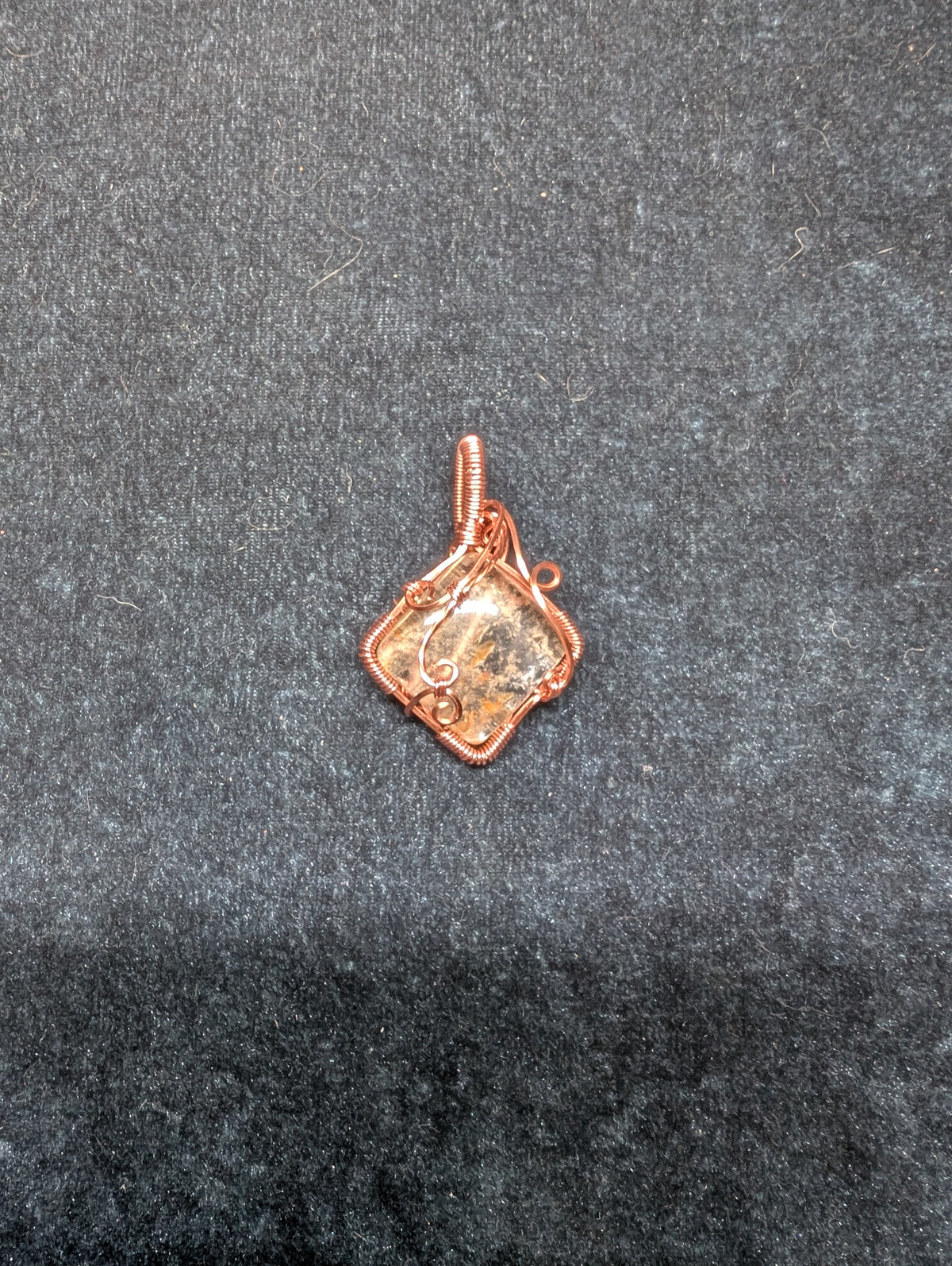 Garden Quartz Wire Wrapped Pendant
