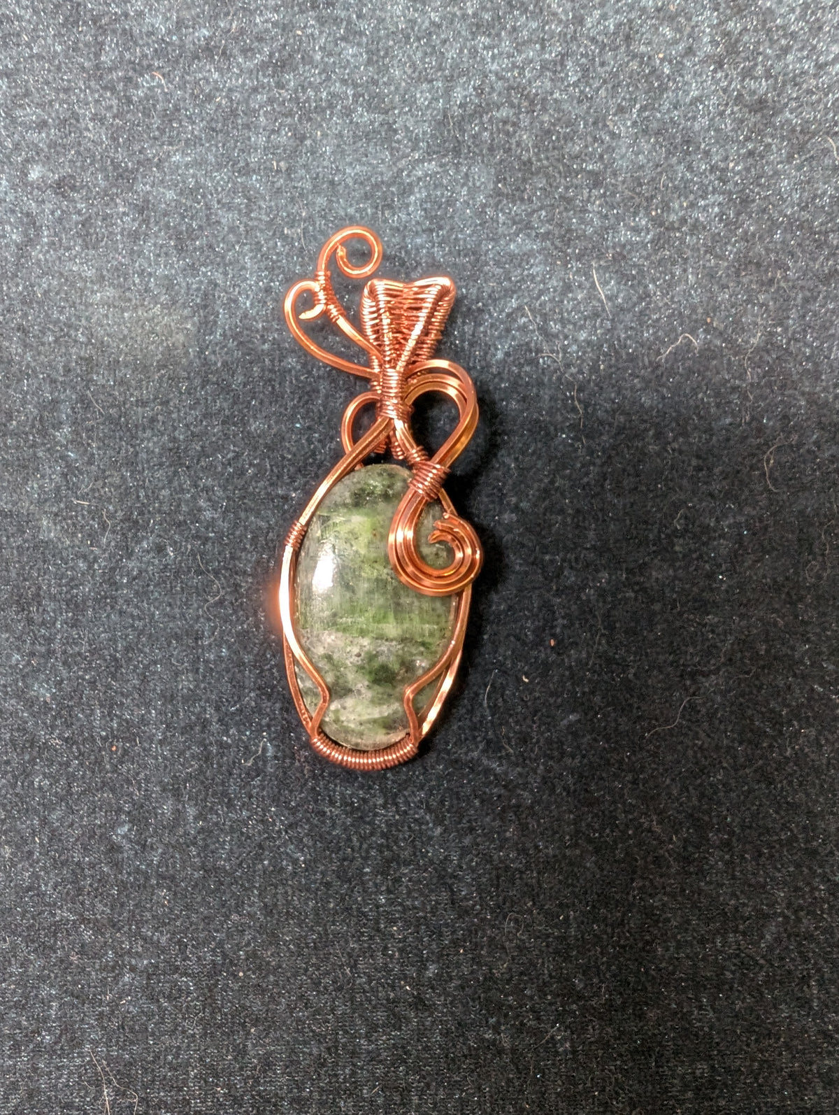 Seraphinite Wire Wrapped Pendant