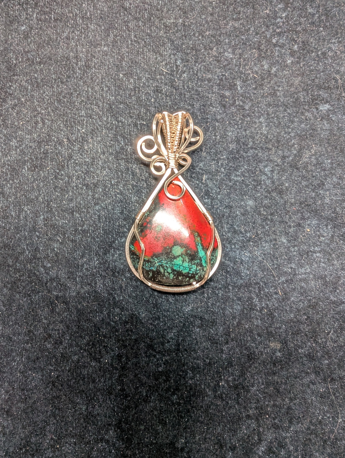 "Sonoran Sunset" Wire Wrapped Pendant
